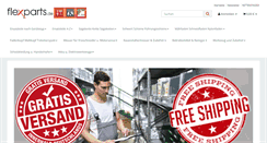 Desktop Screenshot of flexparts.de