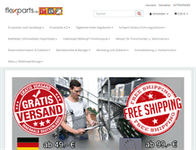 Tablet Screenshot of flexparts.de